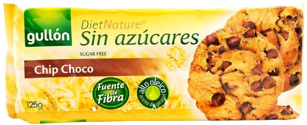 Gullon Chip Choco keks bez šećera 125g