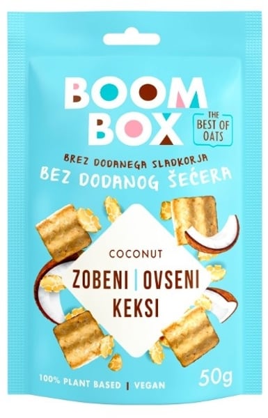 Boom Box Ovseni keks kokos 50g