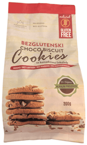 Aleksandrija Keks Cookies sa čokoladom bez glutena 200g