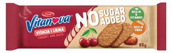 Pionir Keks Vitanova višnja i urma bez šećera 85g