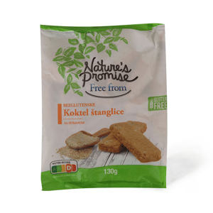 Nature's Promise Bezglutenske koktel štanglice 30g