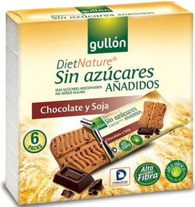 Gullon Keks snack soja čokolada 144g