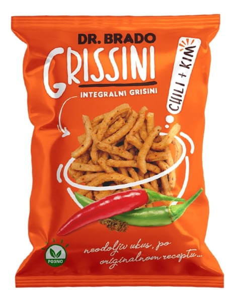 Dr. Brado Grisini integralni chilli & kim 70g