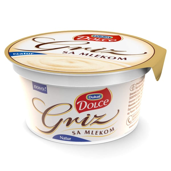 Dukat Dolce griz sa mlekom 150g
