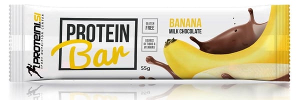 Proteini.Si Protein bar banana mlečna čokolada 55g