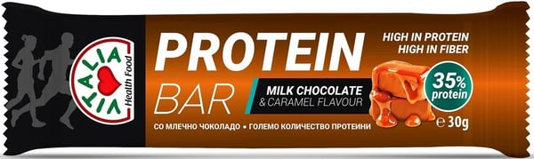 Vitalia Proteinska čokoladica mlečna čokolda i karamela 30g