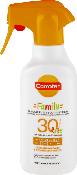 Carroten Mleko za sunčanje family SPF30 270ml