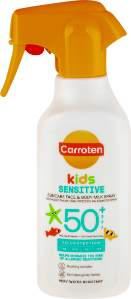 Carroten Mleko za sunčanje kids sensitive SPF50+ 270ml