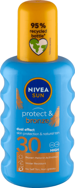 Nivea Sprej za zaštitu od sunca protect&bronze SPF 30 200ml