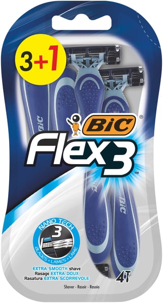 BIC Brijač flex 3 3+1 gratis