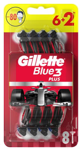 Gillette Brijač Blue 3 plus nitro 6+2 gratis