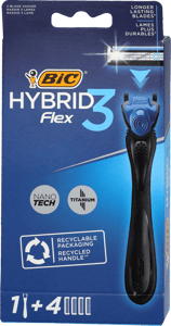 BIC Brijač Flex 3 hybrid ručica + 4 dopune