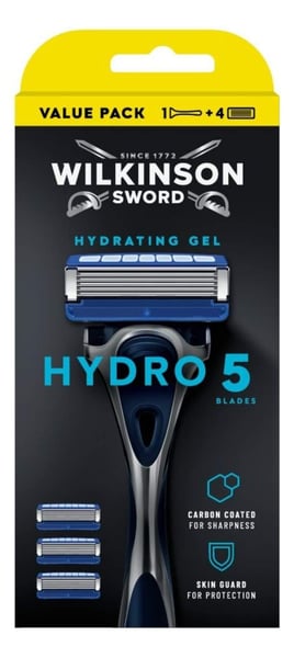 Wilkinson Brijač Hydro 5 clampack + 4 patrone