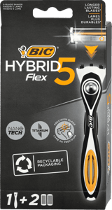 BIC Brijač Flex 5 hybrid ručica + 2 dopune