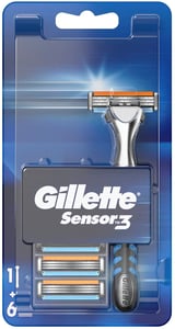 Gillette Brijač Sensor 3 sa 6 dopuna