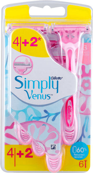 Gillette Brijač Venus Simply 3 4+2 gratis