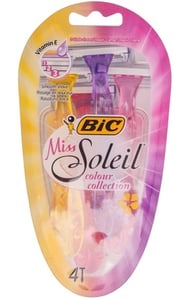 BIC Brijač Soleil color collection 4kom