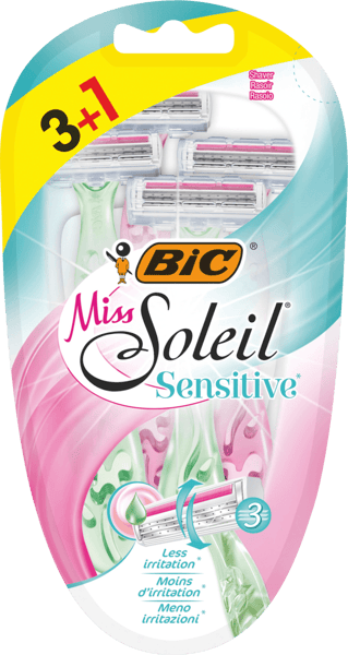 BIC Brijač Miss Soleil sensitive 3+1 gratis