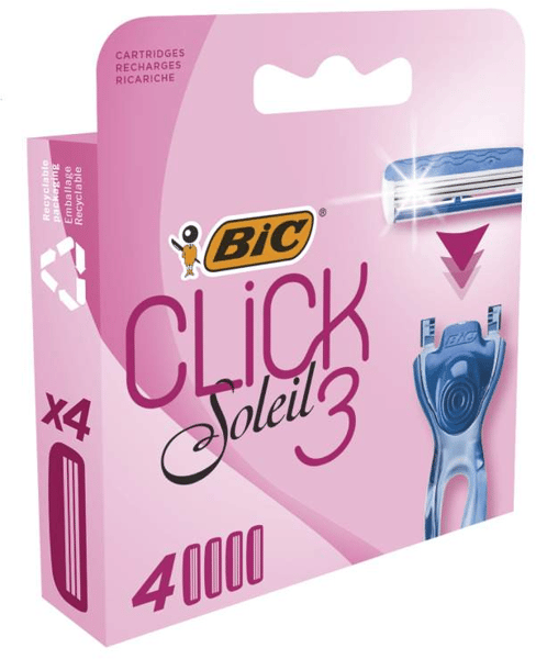BIC Brijač Soleil click3 4 dopune