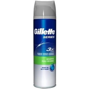 Gillette Gel za brijanje Series sensitive 200ml