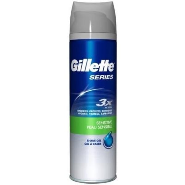 Gillette Gel za brijanje Series sensitive 200ml