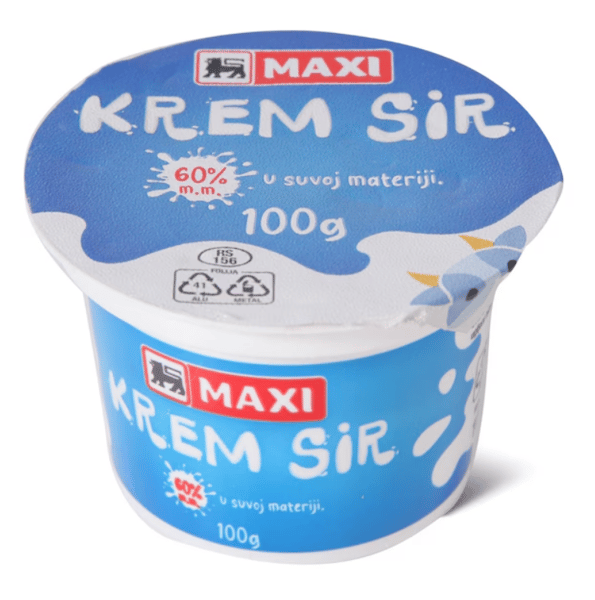 Maxi Krem sir classic 60% mm 100g