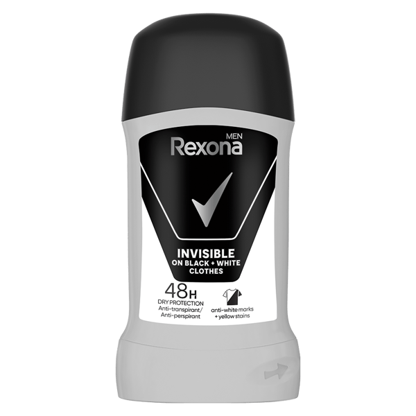 Rexona Stik invisible black & white 50ml