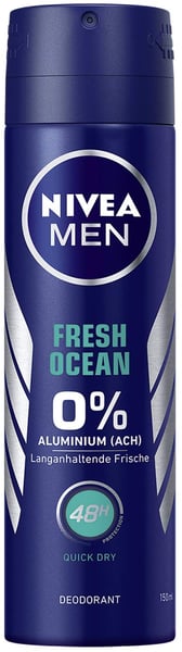 Nivea Dezodorans Men fresh ocean 0% 150ml