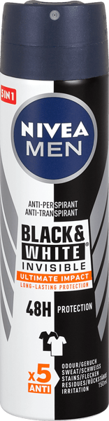 Nivea Dezodorans Men black & white invisible 150ml