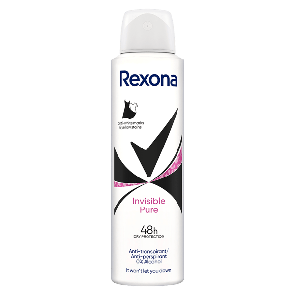 Rexona Dezodorans invisible pure 150ml