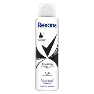 Rexona Dezodorans Invisible black&white 150ml