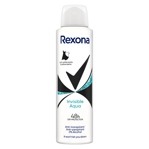 Rexona Dezodorans invisible aqua 150ml