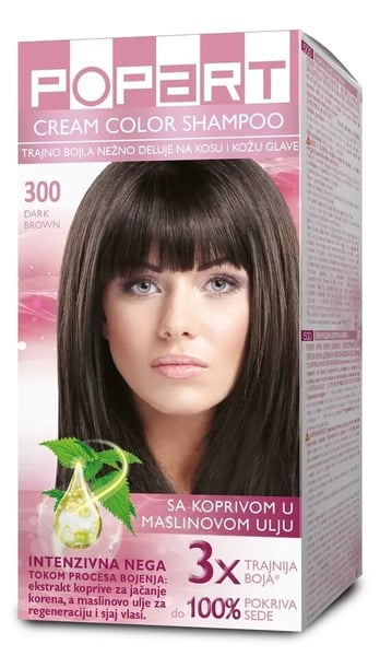 Still Popart kolor šampon 300 tamno braon
