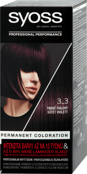 Syoss Professional Performance farba za kosu 3.3 dark violet