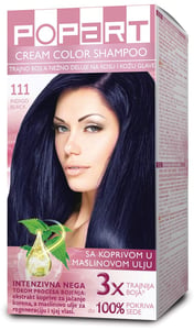 Still Popart kolor šampon 111 indigo crna