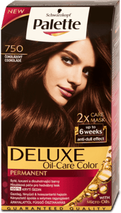 Palette Deluxe farba za kosu 750 chocolate brown