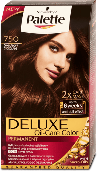 Palette Deluxe farba za kosu 750 chocolate brown