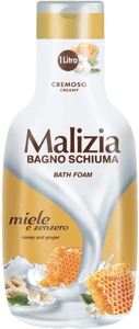 Malizia Gel za tuširanje honey & ginger 1l