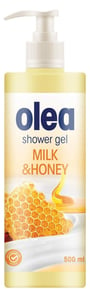 Olea Gel za tuširanje Med i mleko sa pumpicom 500ml