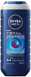 Nivea Gel za tuširanje Men total relax 3in1 250ml
