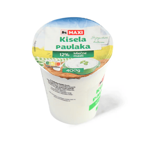 Maxi Kisela pavlaka 12%mm 400g