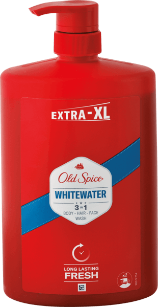 Old Spice Gel za tuširanje Whitewater 3in1 1l