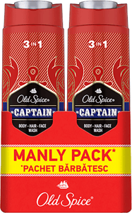 Old Spice Gel za tuširanje Captain 2x400ml
