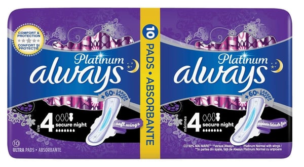 Always Platinum ulošci Secure night size 4 10kom