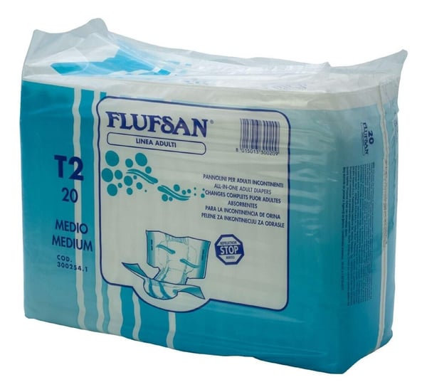 Flufsan Pelene za odrasle M 20kom