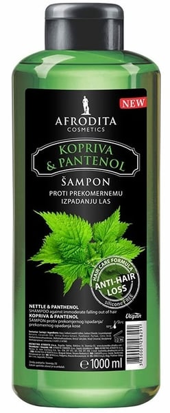 Afrodita Šampon kopriva & pantenol 1l
