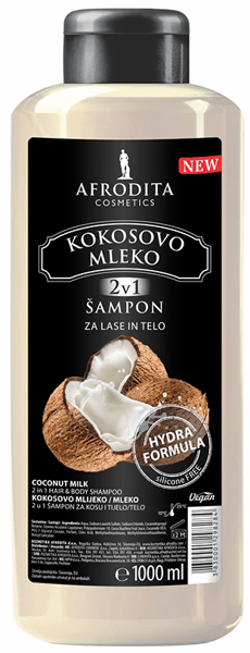 Afrodita Šampon za kosu kokosovo mleko 1l