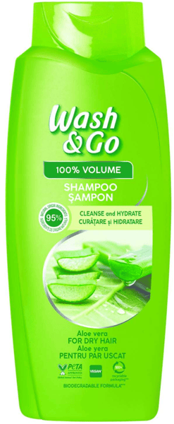 Wash & Go Šampon Aloe vera 675ml