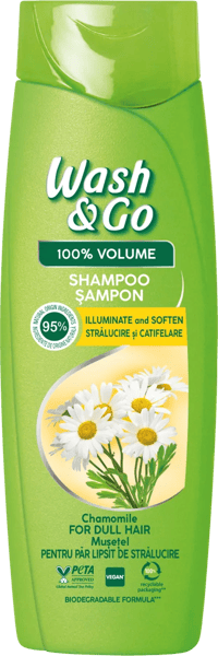 Wash & Go Šampon kamilica 360ml