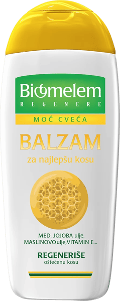 Biomelem Balzam za kosu moć cveća sa medom 222ml